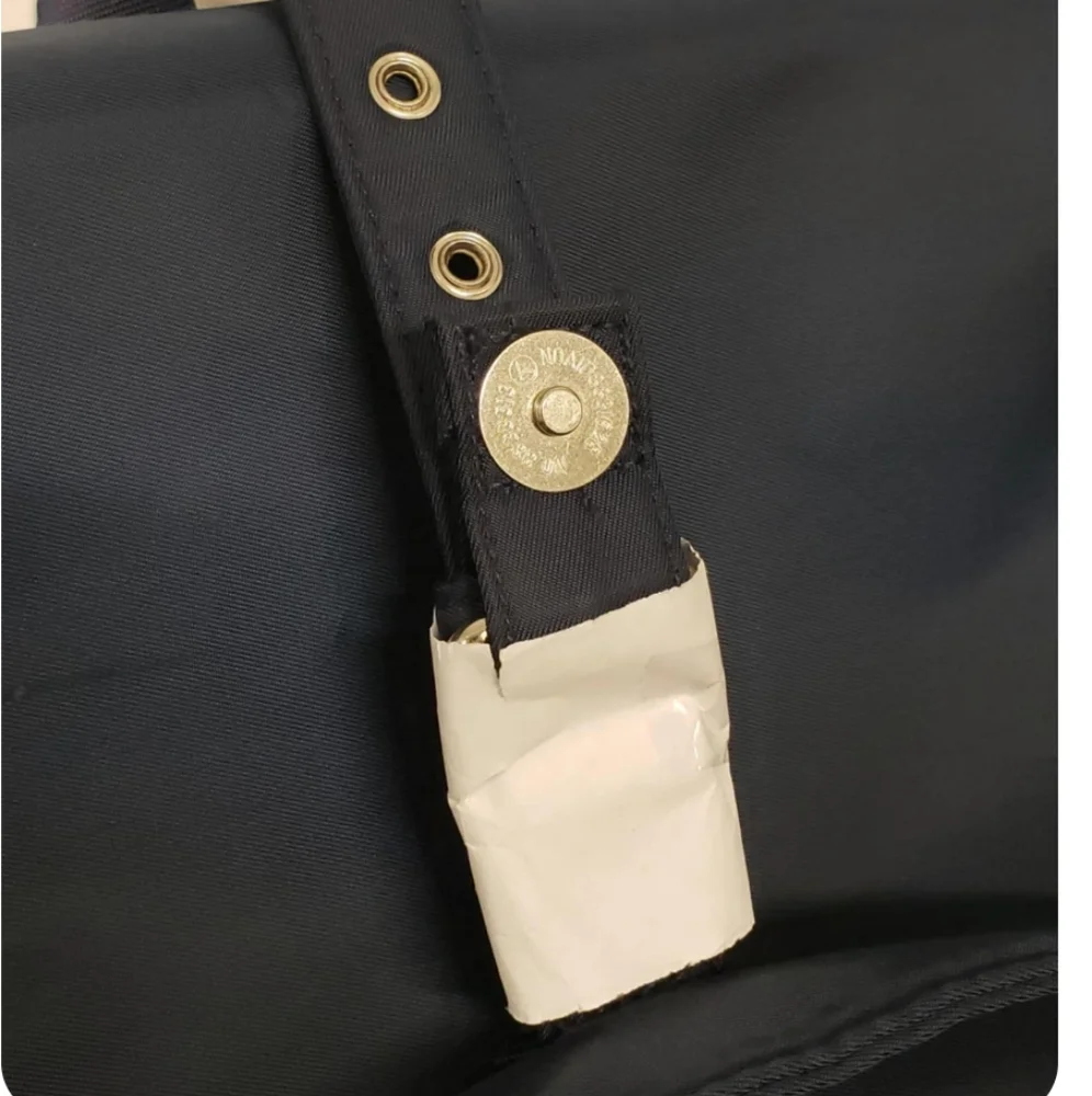 JEAN PAUL GAULTIER 'Weekend' Backpack Bag Navy Polyester Drawstring Travel NEW‎